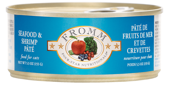 Fromm Seafood & Shrimp Pate Cat Cans