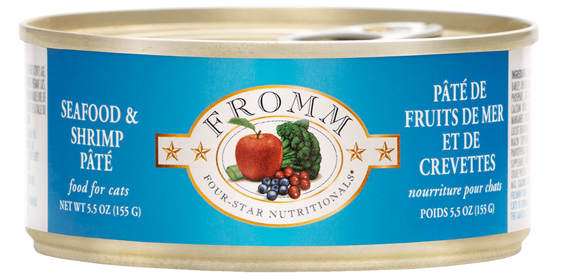 Fromm Seafood & Shrimp Pate Cat Cans