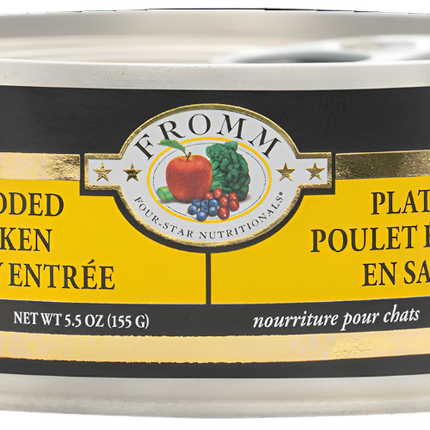 Fromm Shredded Chicken In Gravy Entree Cat Cans