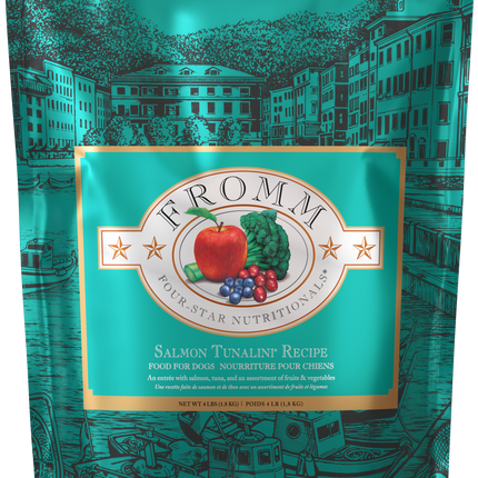 Fromm Four-Star Nutritionals Salmon Tunalini Recipe Food for Dogs – 4 lb bag