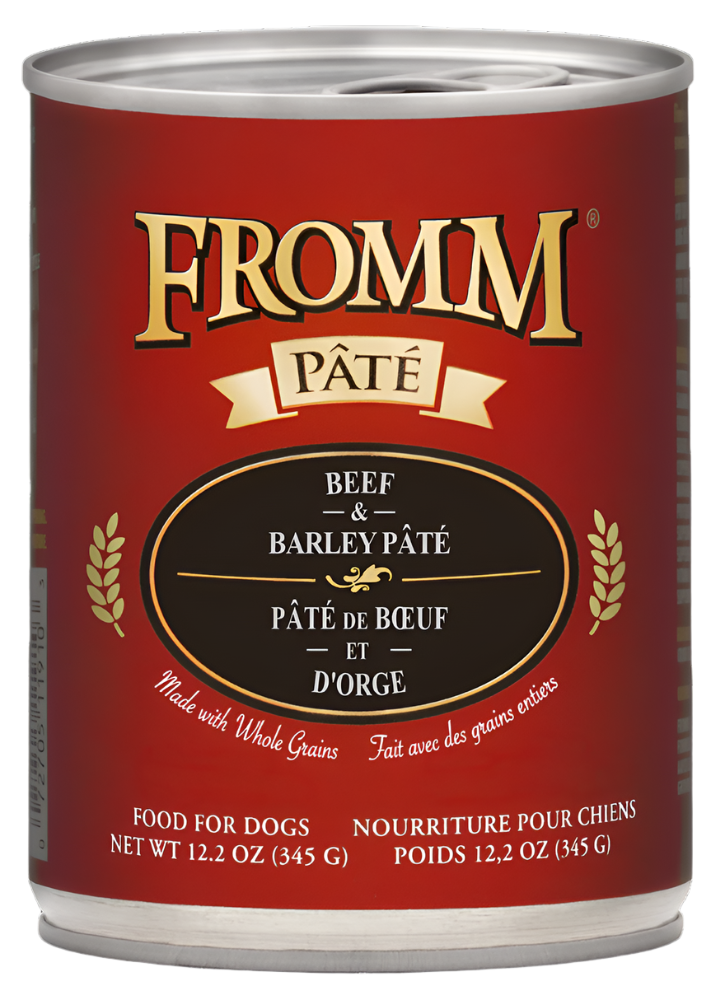 Fromm Beef & Barley Pate Dog Cans