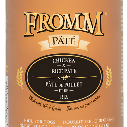 Fromm Chicken & Rice Pate Dog Cans