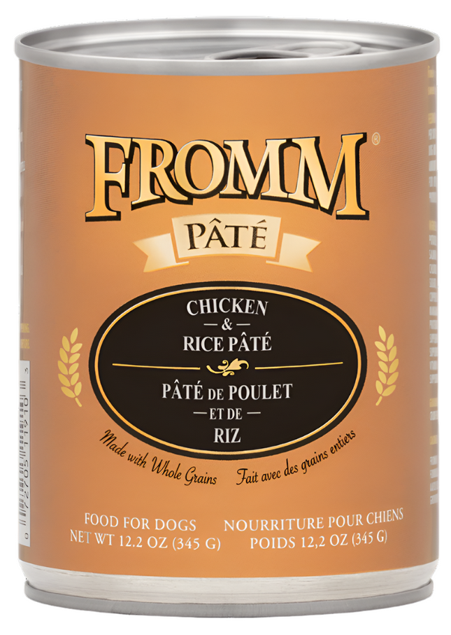 Fromm Chicken & Rice Pate Dog Cans