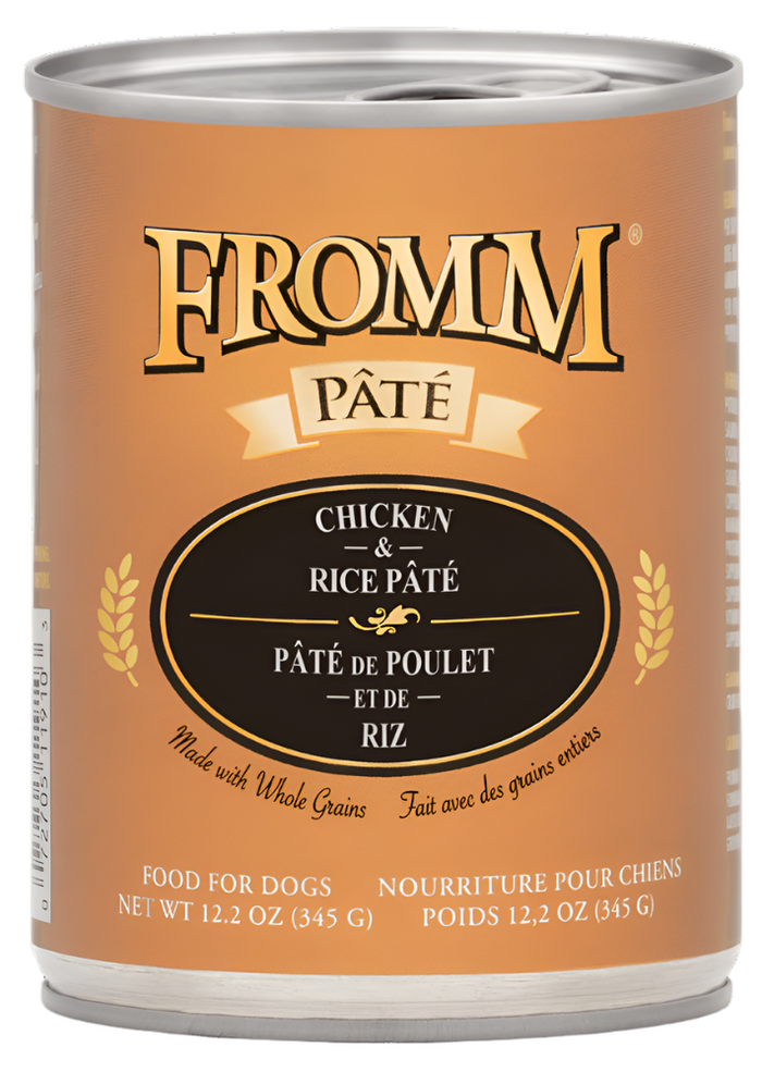 Fromm Chicken & Rice Pate Dog Cans