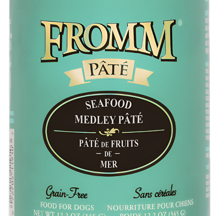 Fromm Grain-Free Seafood Medley Pate Dog Cans