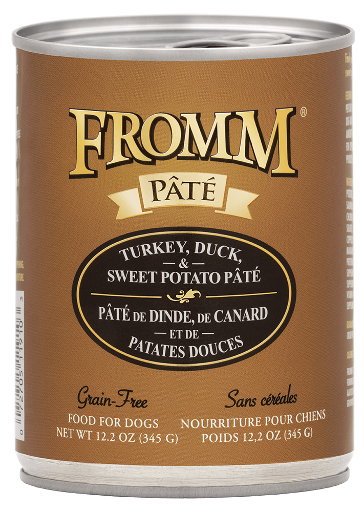 Fromm Grain-Free Turkey, Duck & Sweet Potato Pate Dog Cans