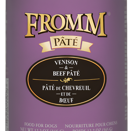 Fromm Venison & Beef Pate Dog Cans