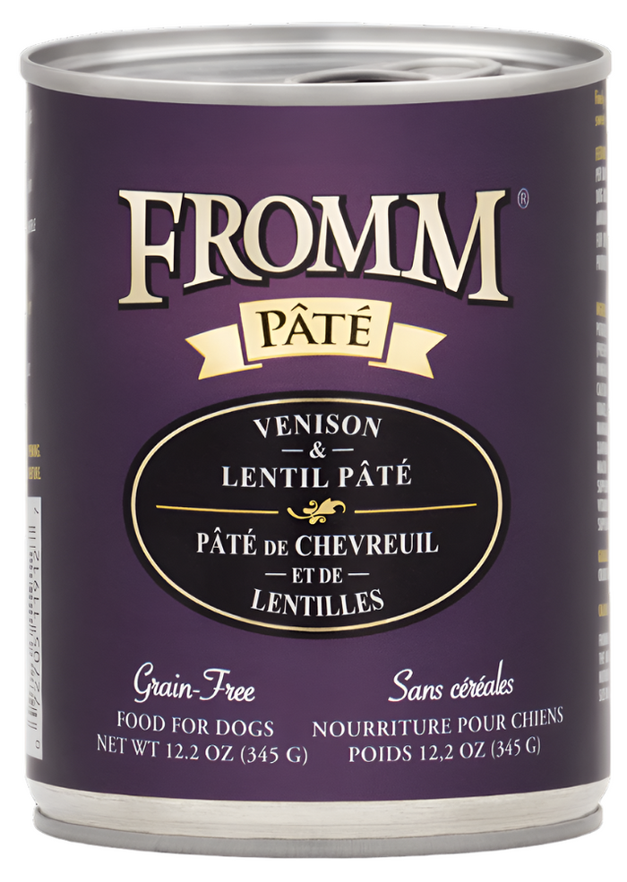 Fromm Grain-Free Venison & Lentil Pate Dog Cans