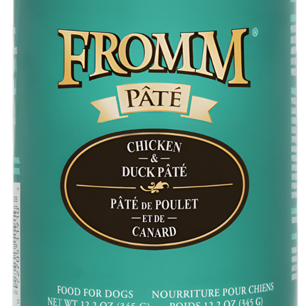 Fromm Grain-Free Chicken & Duck Pate Dog Cans