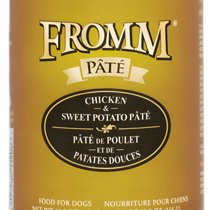 Fromm Grain-Free Chicken & Sweet Potato Pate Dog Cans