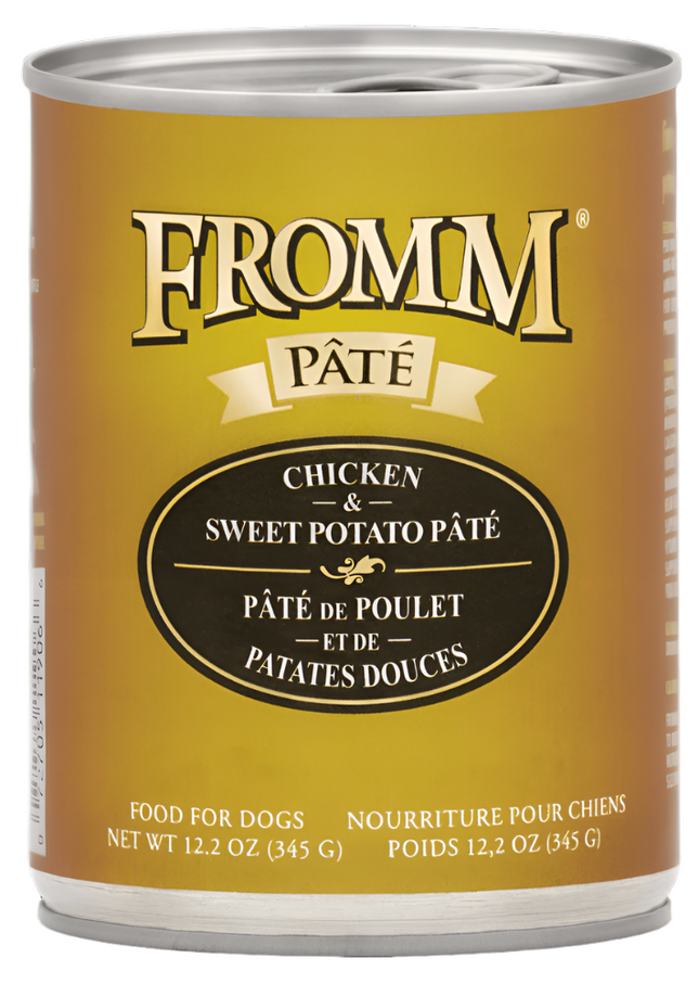 Fromm Grain-Free Chicken & Sweet Potato Pate Dog Cans