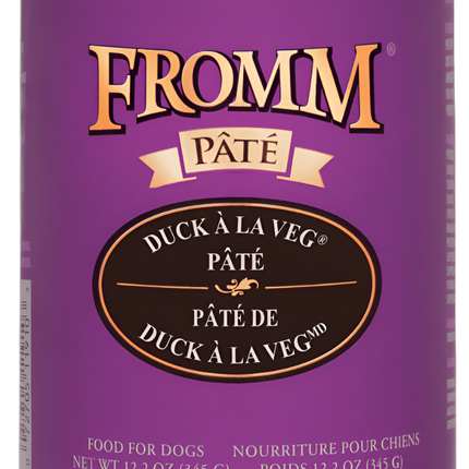 Fromm Grain-Free Duck A La Veg Pate Dog Cans