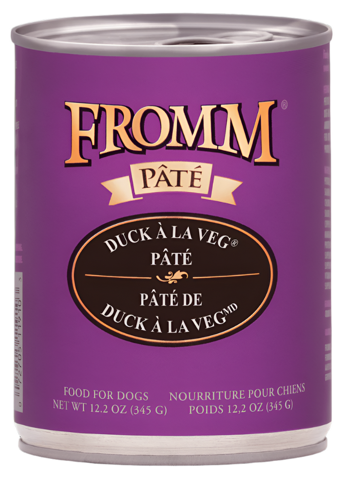 Fromm Grain-Free Duck A La Veg Pate Dog Cans