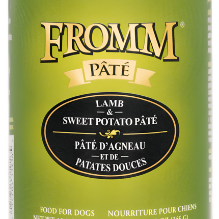 Fromm Grain-Free Lamb & Sweet Potato Pate Dog Cans