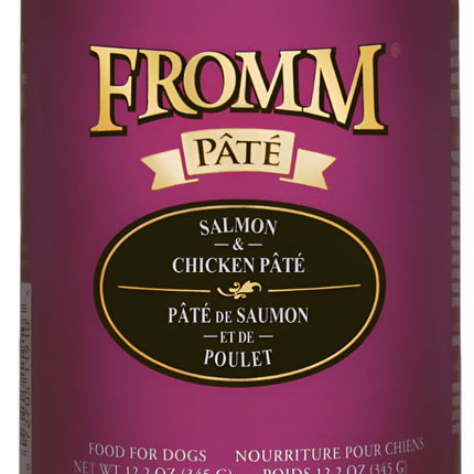 Fromm Grain-Free Salmon & Chicken Pate Dog Cans