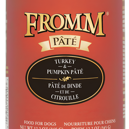 Fromm Grain-Free Turkey & Pumpkin Pate Dog Cans