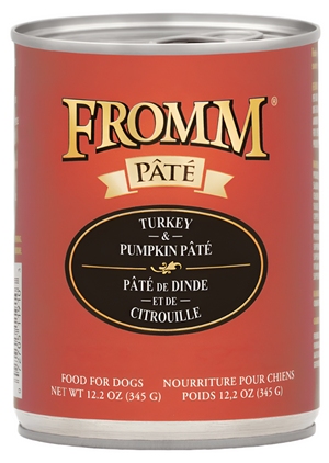 Fromm Grain-Free Turkey & Pumpkin Pate Dog Cans