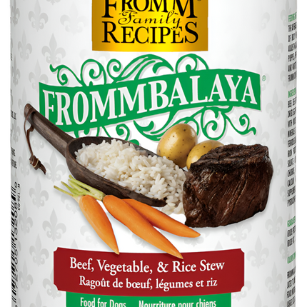 Frommbalaya Beef, Vegetable & Rice Stew Dog Cans