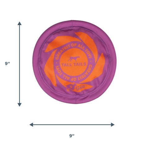 Tall Tails Goat Sport Flyer Purple 9" Dog Toy