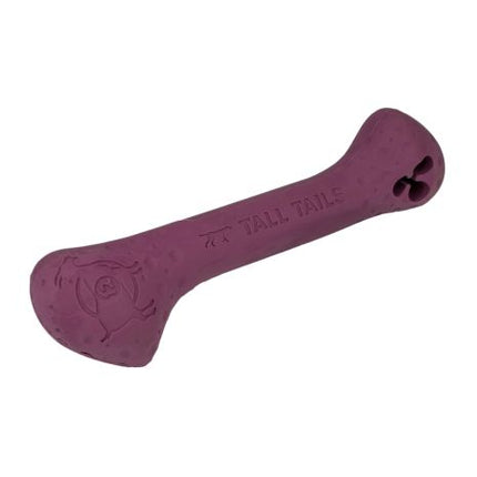 Tall Tails Goat Sport Rubber Bone Purple 12"