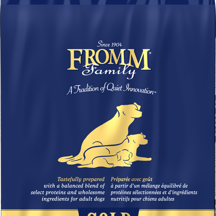 Fromm Family Reduced Activity & Senior Gold Food for Dogs – 15 lb bag
