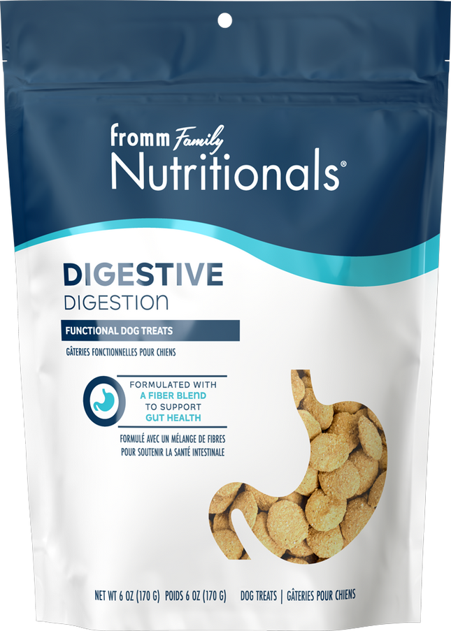 Fromm Nutritionals Digestive functional dog treats with pumpkin - crunchy treats to support healthy digestion