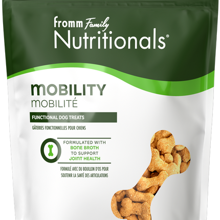 Fromm Nutritionals Mobility functional dog treats - crunchy treats to support healthy hips and joints