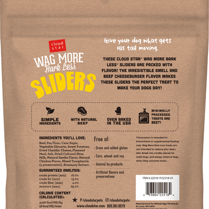 Wag More Bark Less Sliders Beef Cheeseburger Recipe Dog Treats