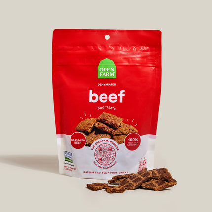 Open Farm Dehydrated Beef Dog Treats
