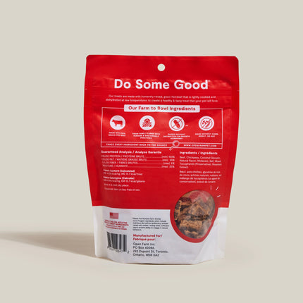 Open Farm Dehydrated Beef Dog Treats