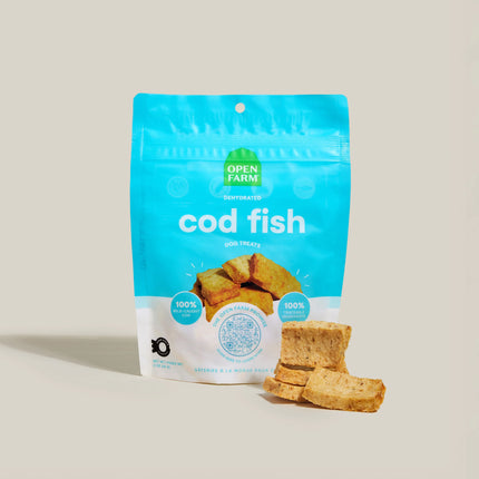 Open Farm Dehydrated Cod Fish Dog Treats 2oz