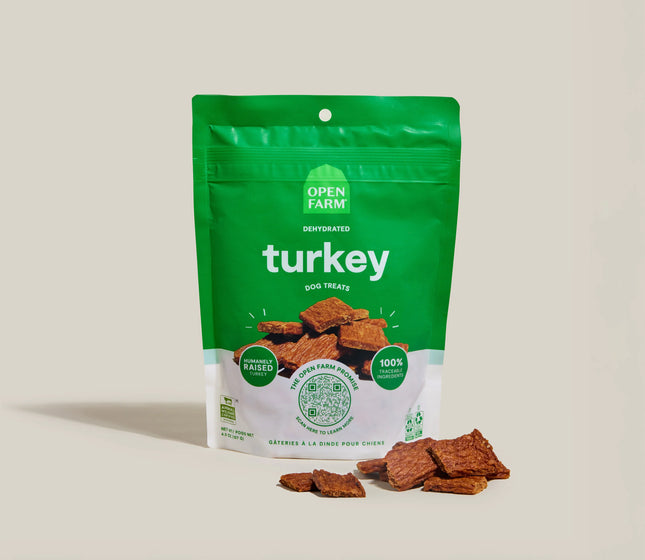 Open Farm Dehydrated Turkey Dog Treats 4.5oz