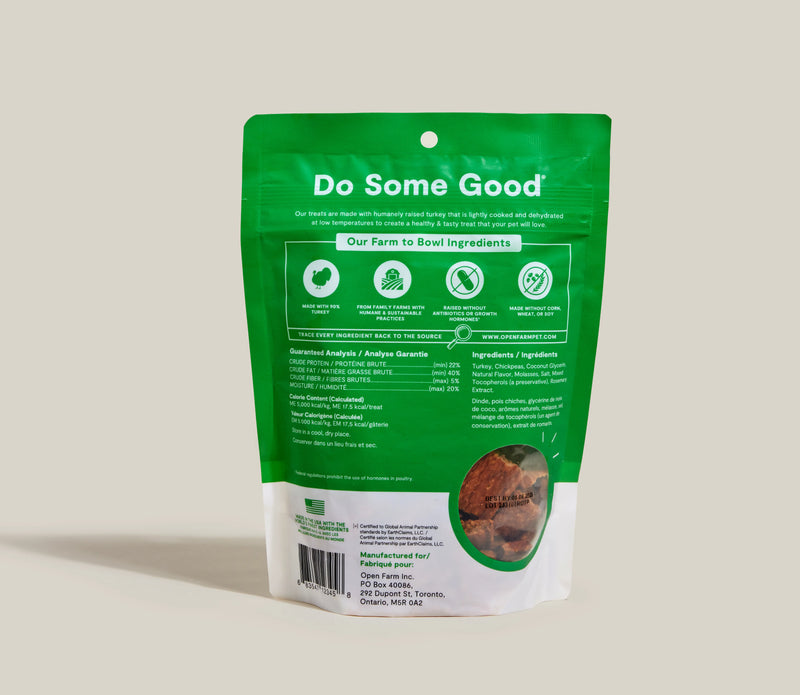 Open Farm Dehydrated Turkey Dog Treats 4.5oz