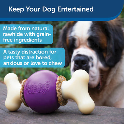 PetSafe Busy Buddy Bouncy Bone Treat Holding Dog Toy