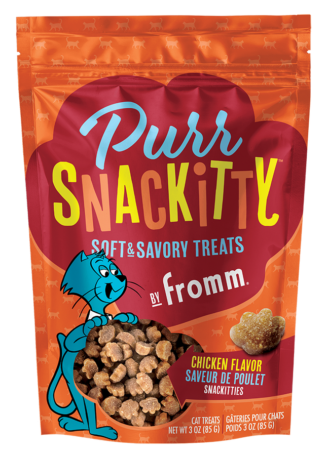 Fromm Chicken Flavor PurrSnacKitty Cat Treats