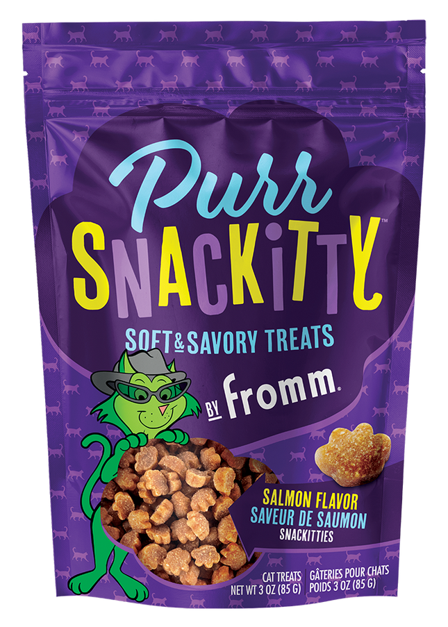 Fromm Salmon Flavor PurrSnacKitty Cat Treats