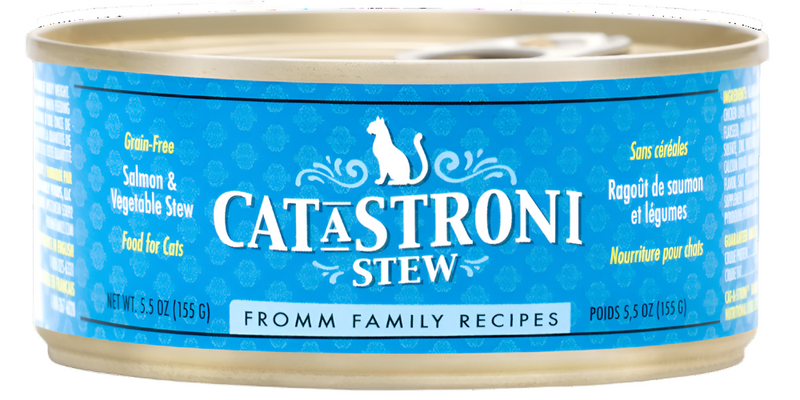 Fromm Cat-A-Stroni Salmon & Vegetable Stew Cat Cans