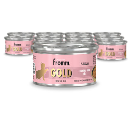 Fromm Gold Kitten Chicken & Duck Pâté Cat Cans