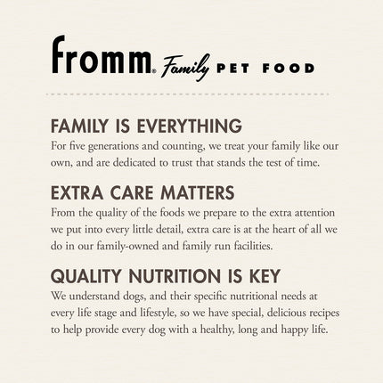 Fromm Family Small Breed Adult Gold Food for Dogs