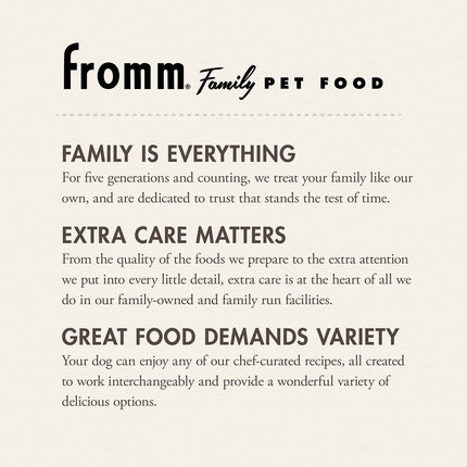 Fromm Four-Star Nutritionals Whitefish & Potato Formula Dog Food