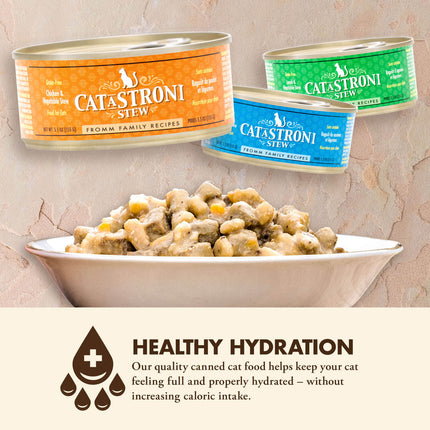 Fromm Cat-A-Stroni Chicken & Vegetable Stew Cat Cans