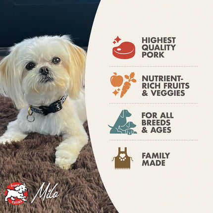 Fromm Diner Specials Slow-Cooked Pulled Pork Entree in Gravy Dog Cans