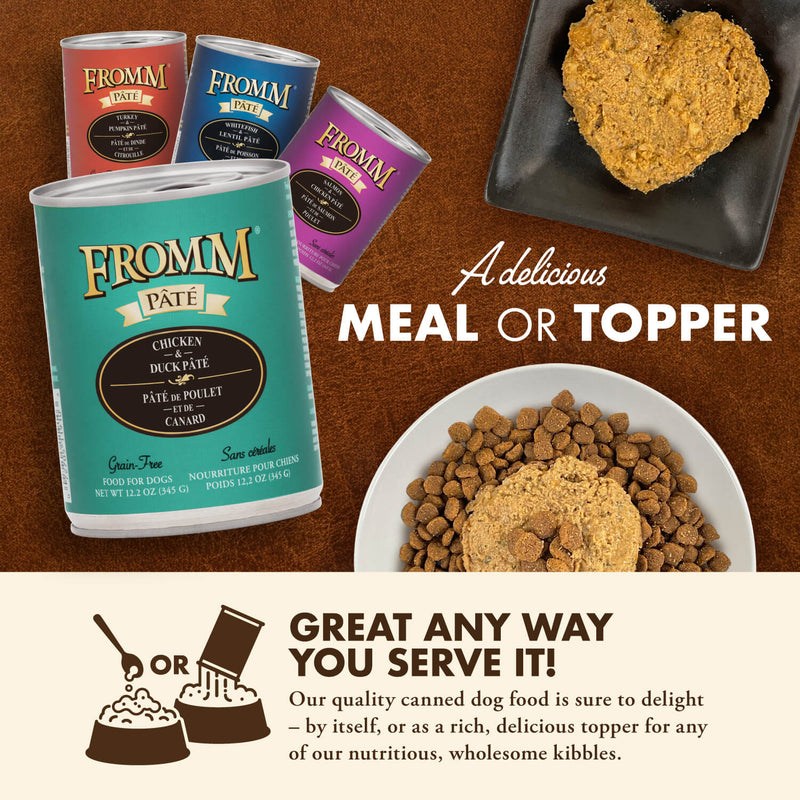 Fromm Grain-Free Chicken & Duck Pate Dog Cans