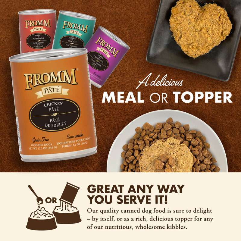 Fromm Grain-Free Chicken Pate Dog Cans