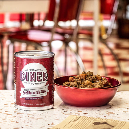 Fromm Diner Favorites Bella's Beef Barkundy Stew Dog Cans