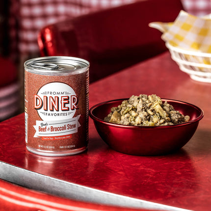 Fromm Diner Favorites Bud's Beef & Broccoli Stew Dog Cans