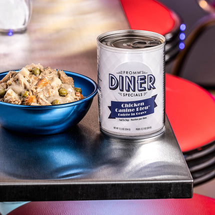 Fromm Diner Specials Canine Bleu Entree in Gravy Dog Cans