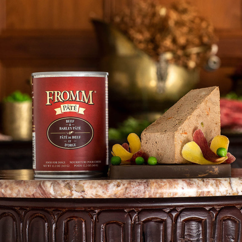 Fromm Beef & Barley Pate Dog Cans