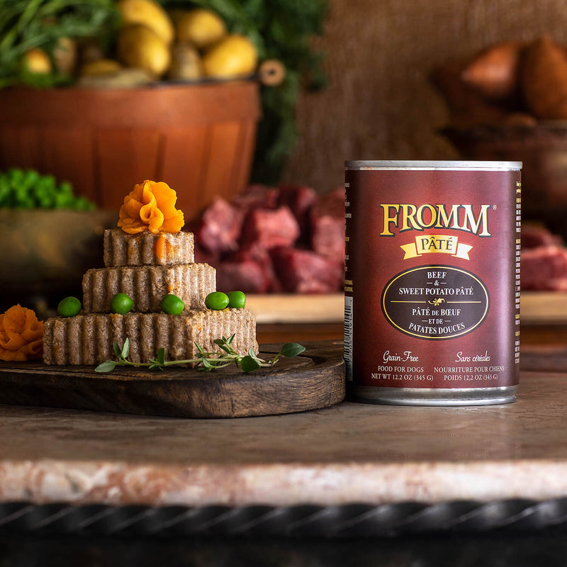 Fromm Grain-Free Beef & Sweet Potato Pate Dog Cans