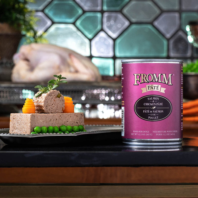 Fromm Grain-Free Salmon & Chicken Pate Dog Cans